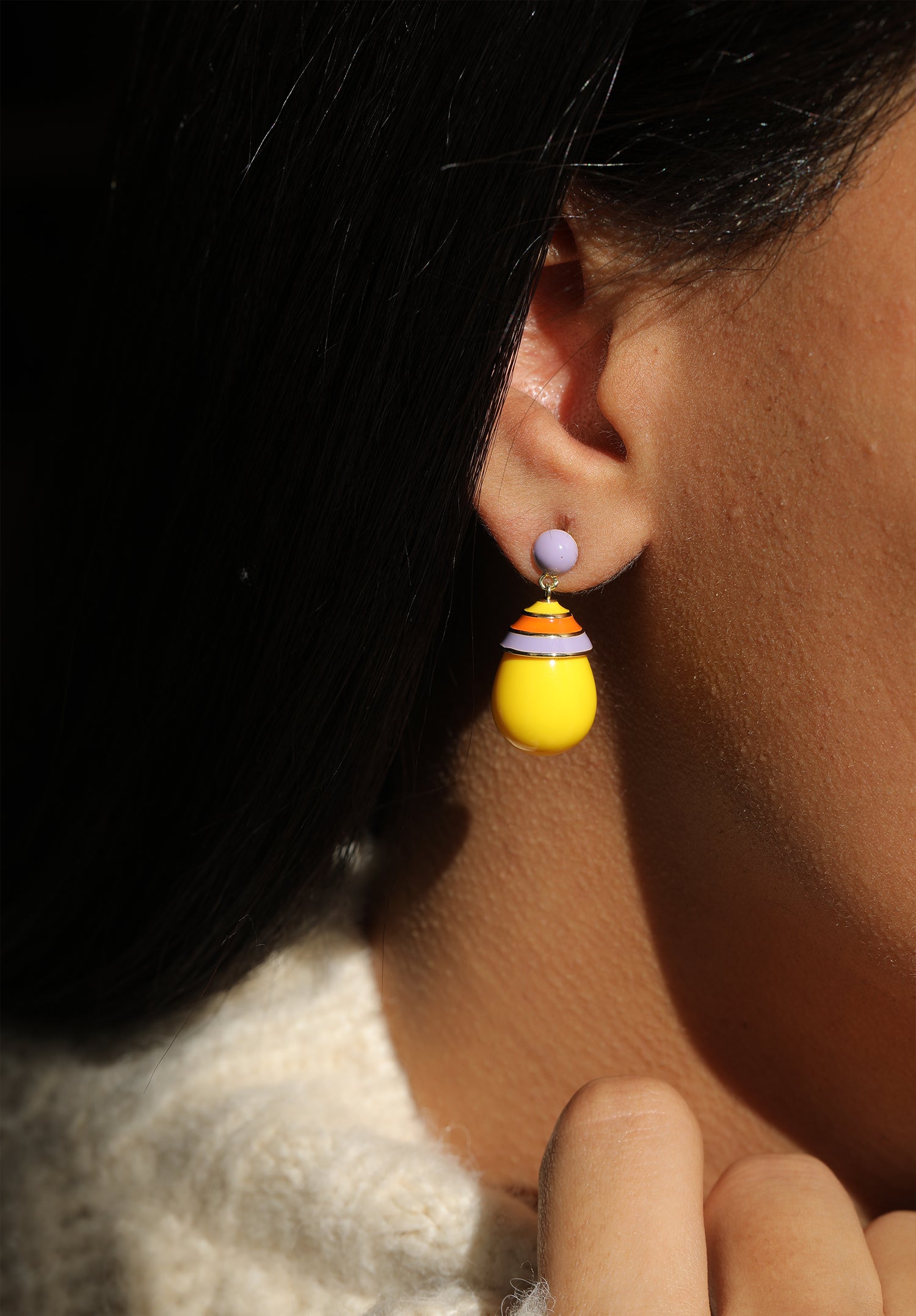 Mini Colourful Drop Earrings