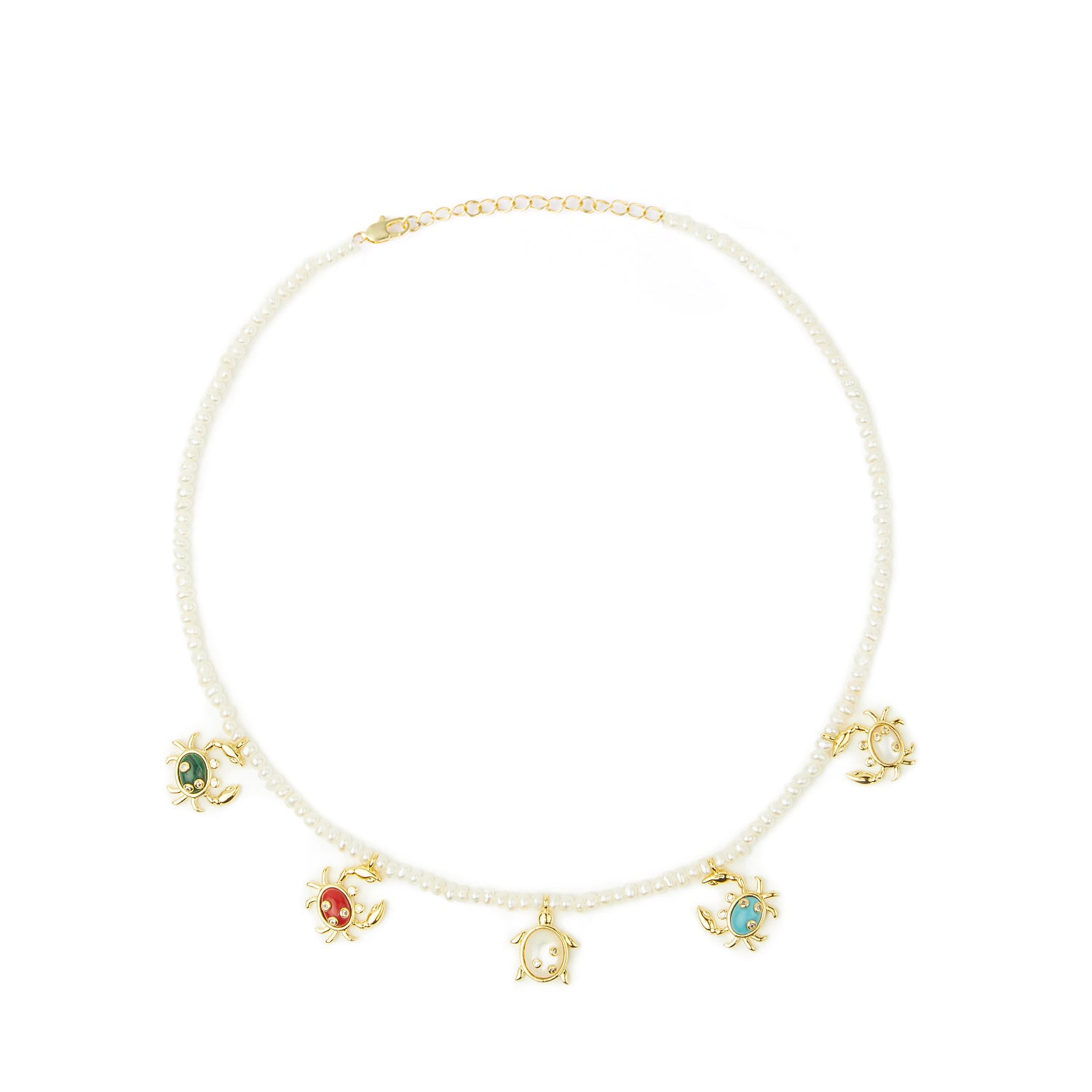 Pearl Sea Animal Necklace