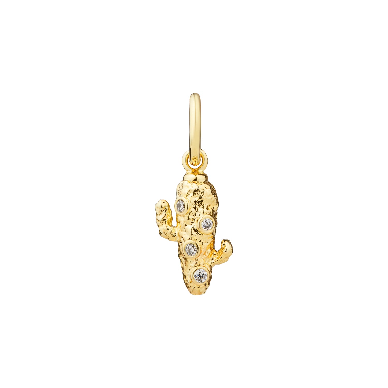 Single Cactus Charm Earring