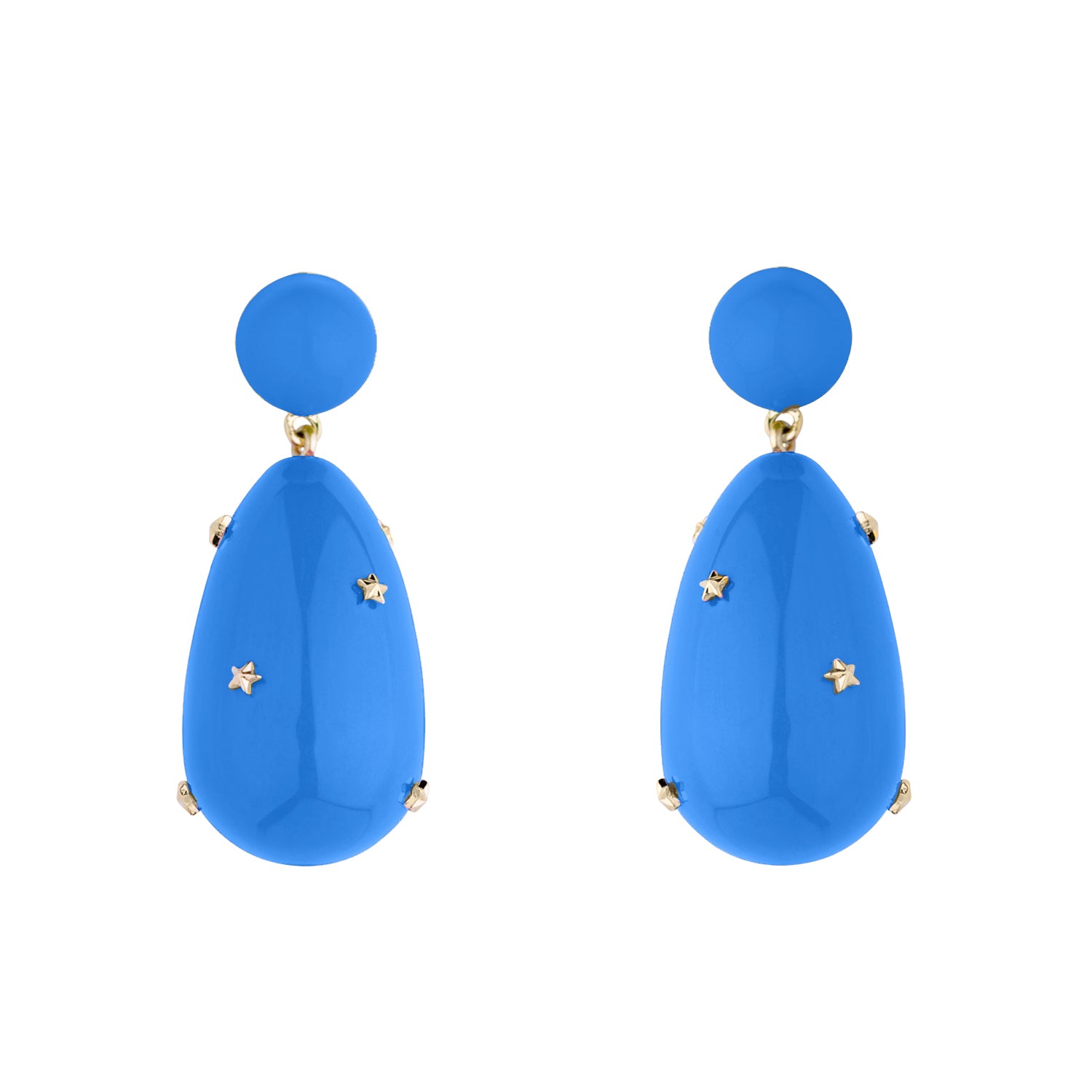 Large Galaxy Drop Earrings