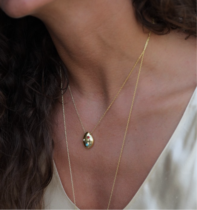 Radiant Dropshape Necklace - Mini