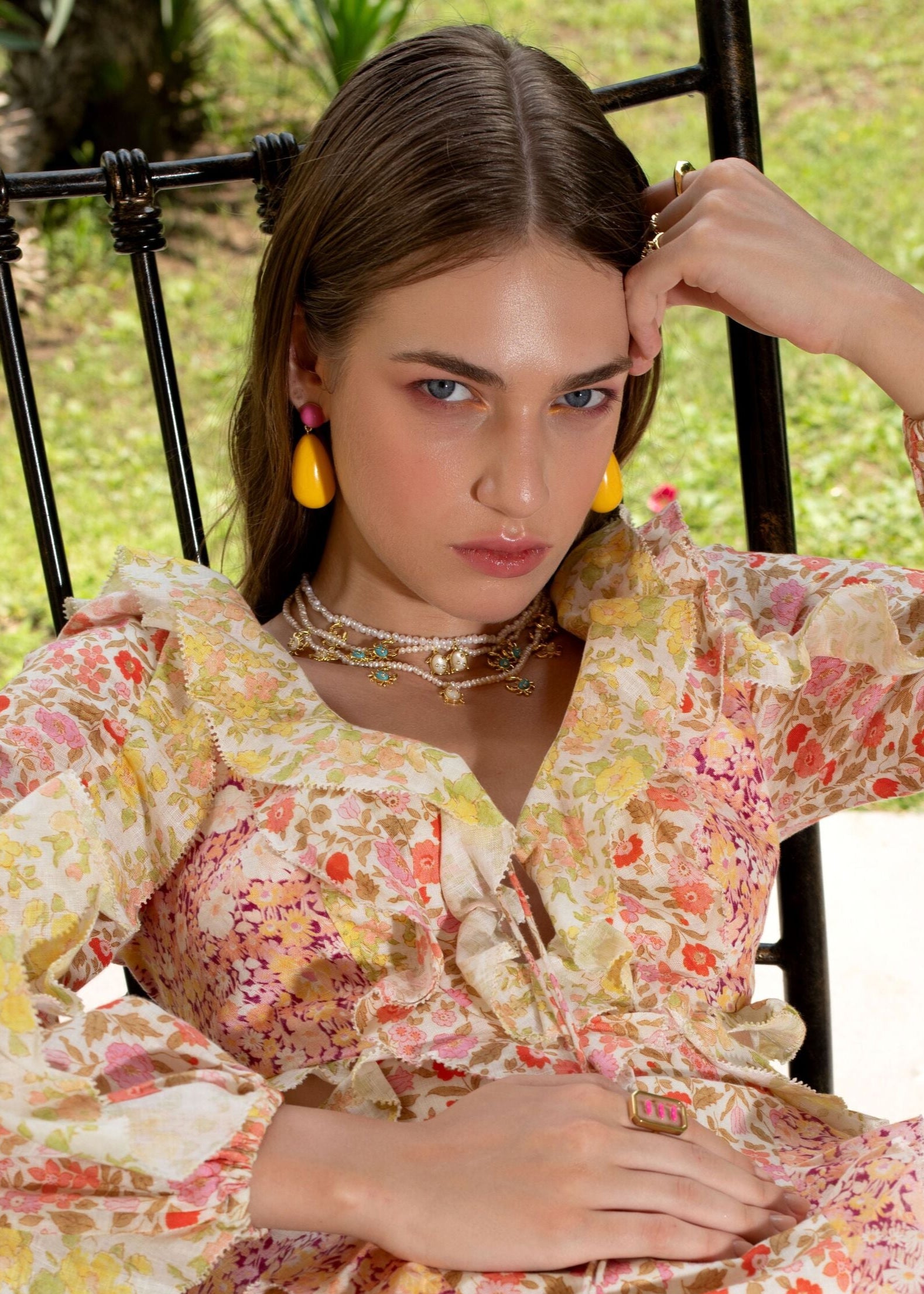 Large Drop Earrings