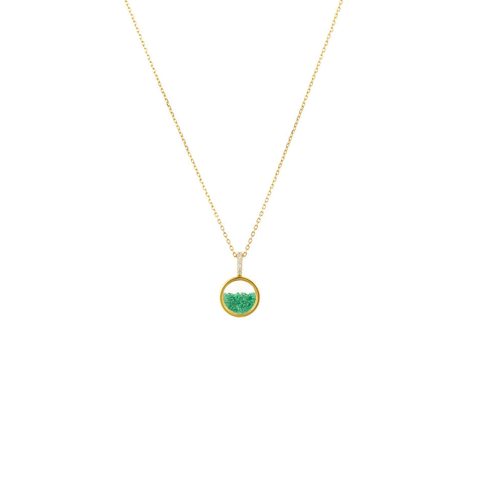 Aura Green Necklace