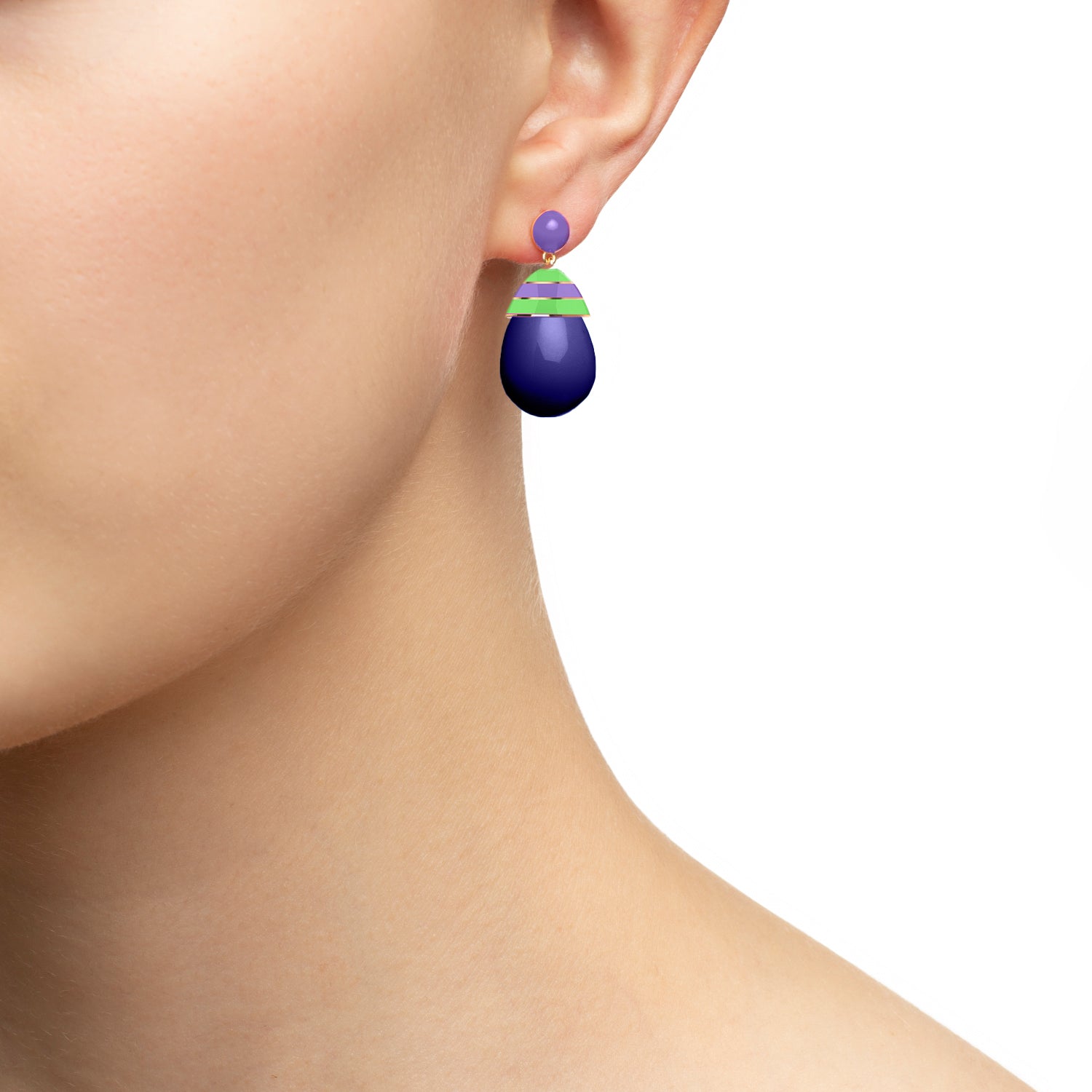 Mini Colourful Drop Earrings