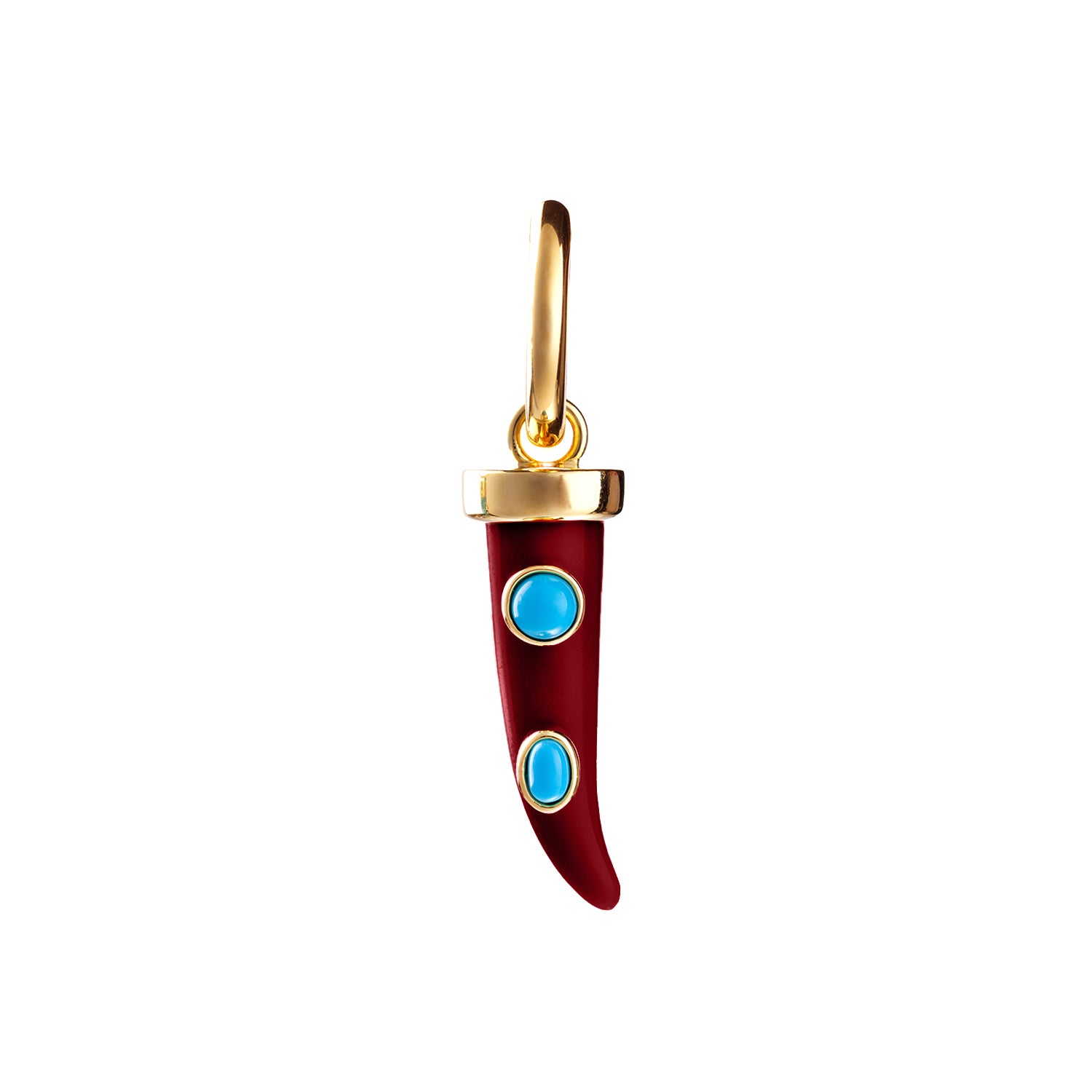 Single Fang Charm Earring