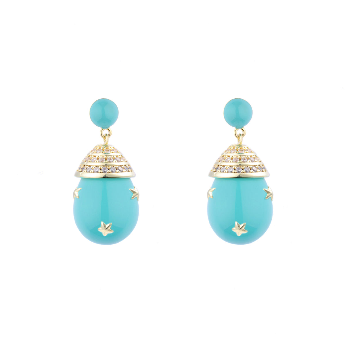 Celestial Mini Galaxy Drop Earrings