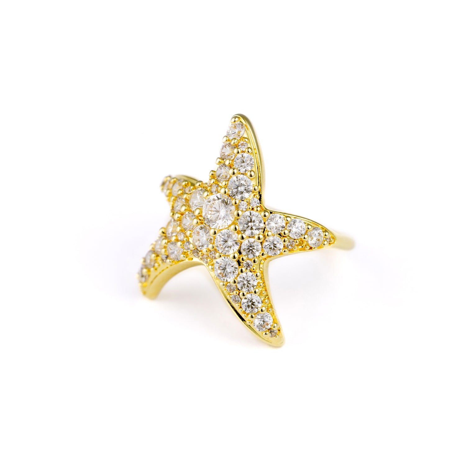 Spark Starfish Ring