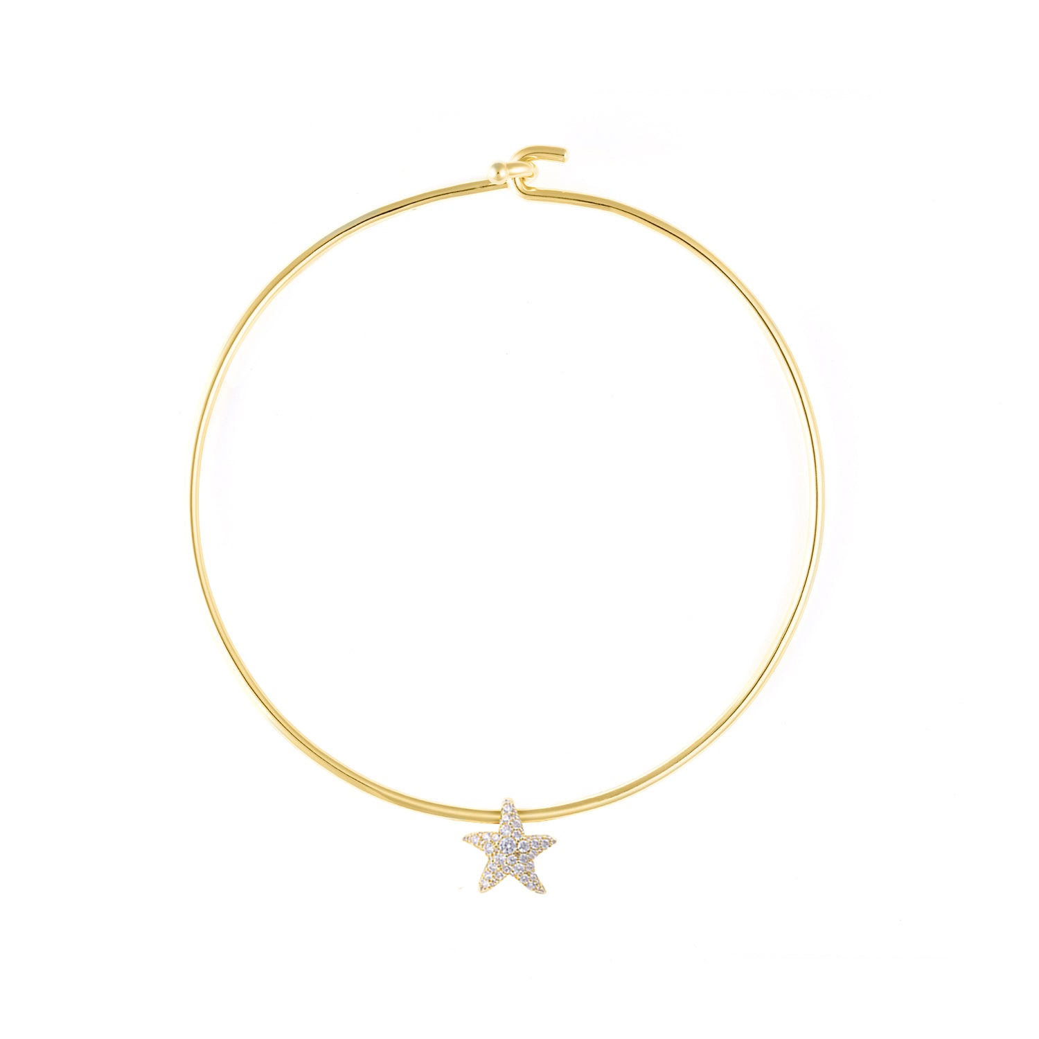 Spark Starfish Necklace