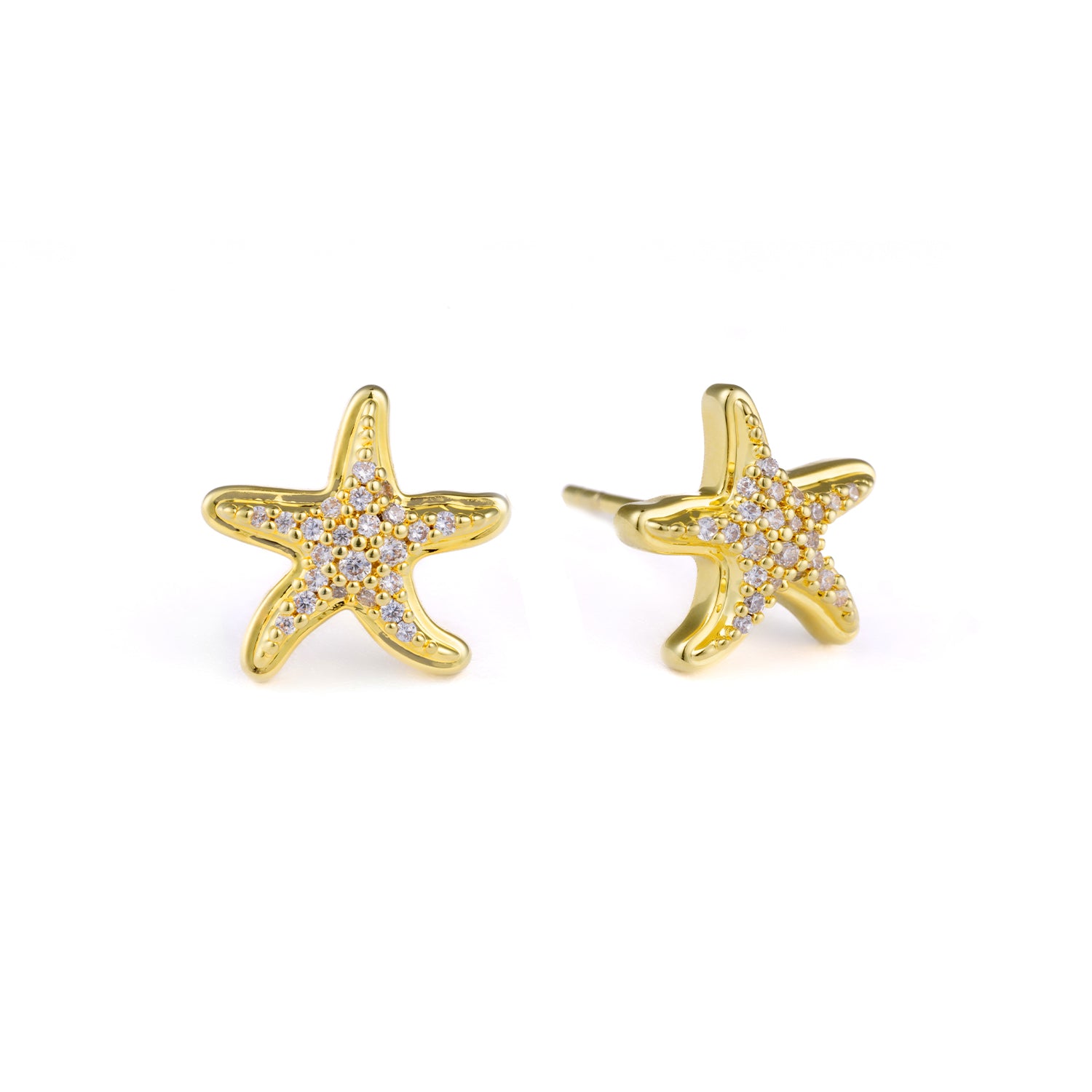 Mini Starfish Stud Earrings