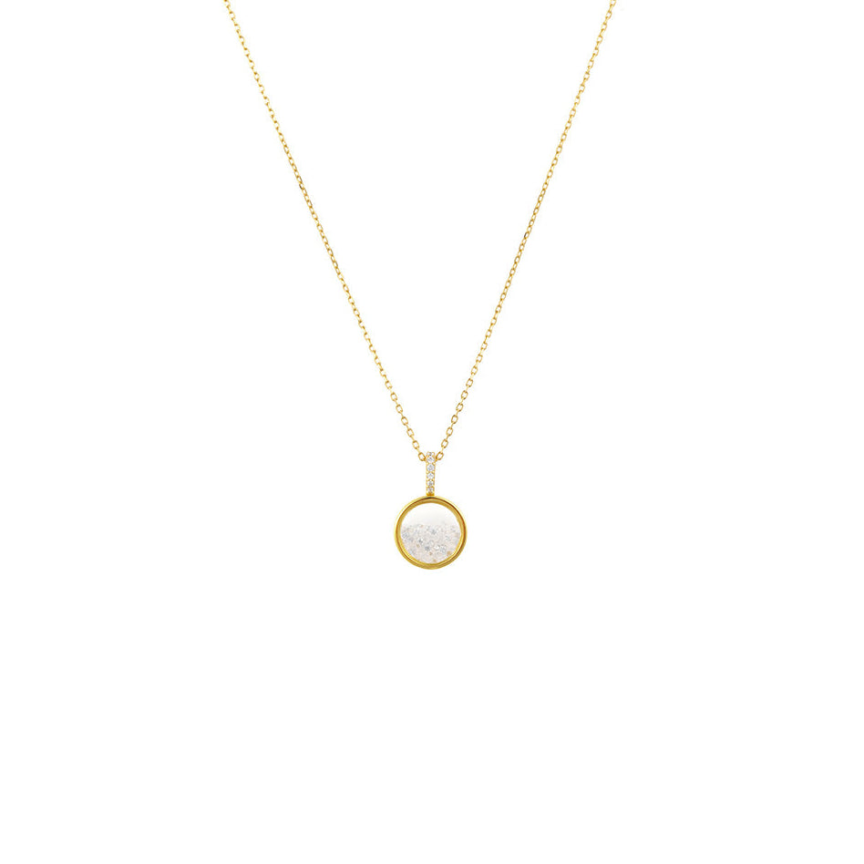 White Orbit Necklace