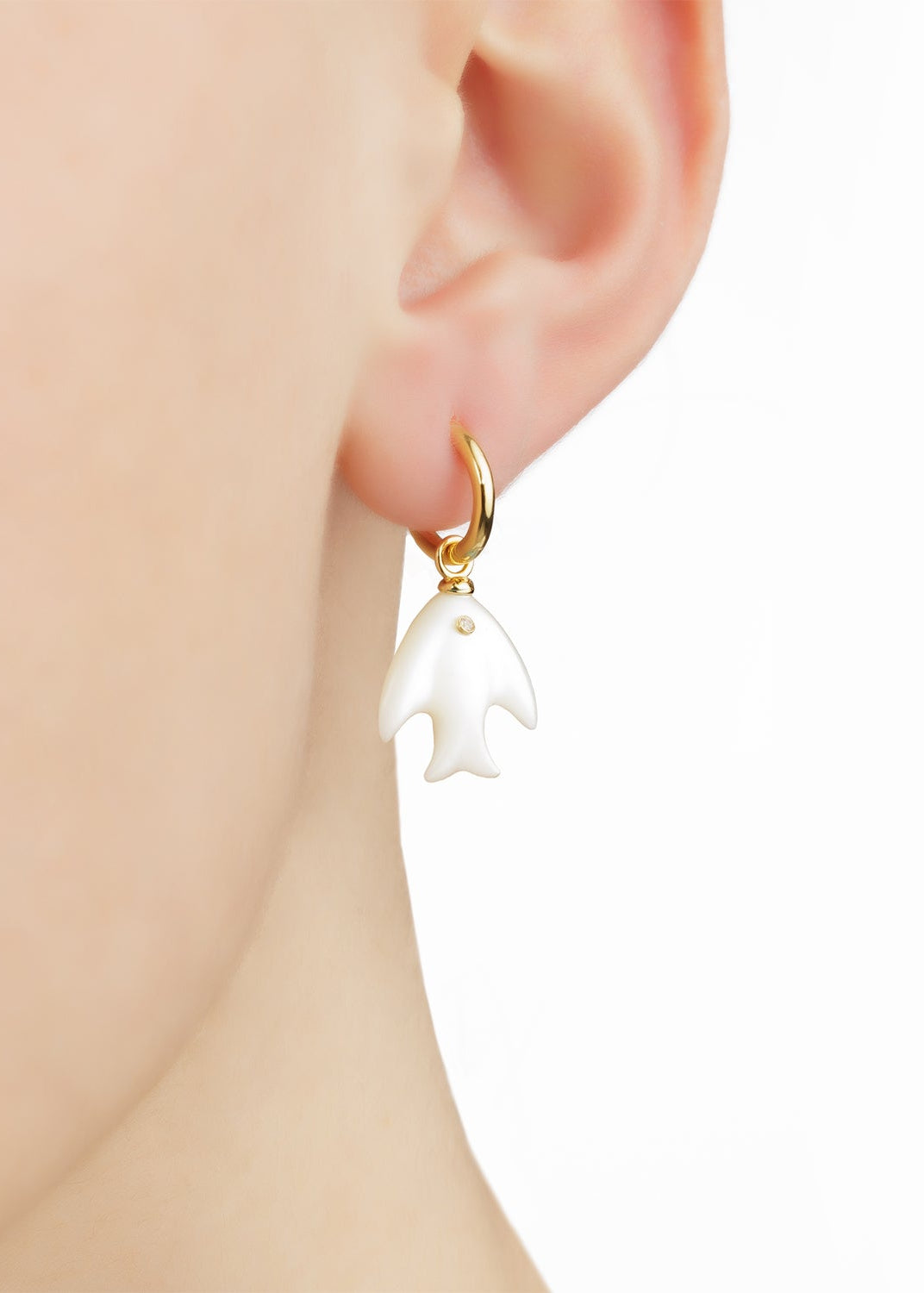 Single Seaside Pearl Earring