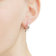 Load image into Gallery viewer, Single Hoop Earring with Spikes
