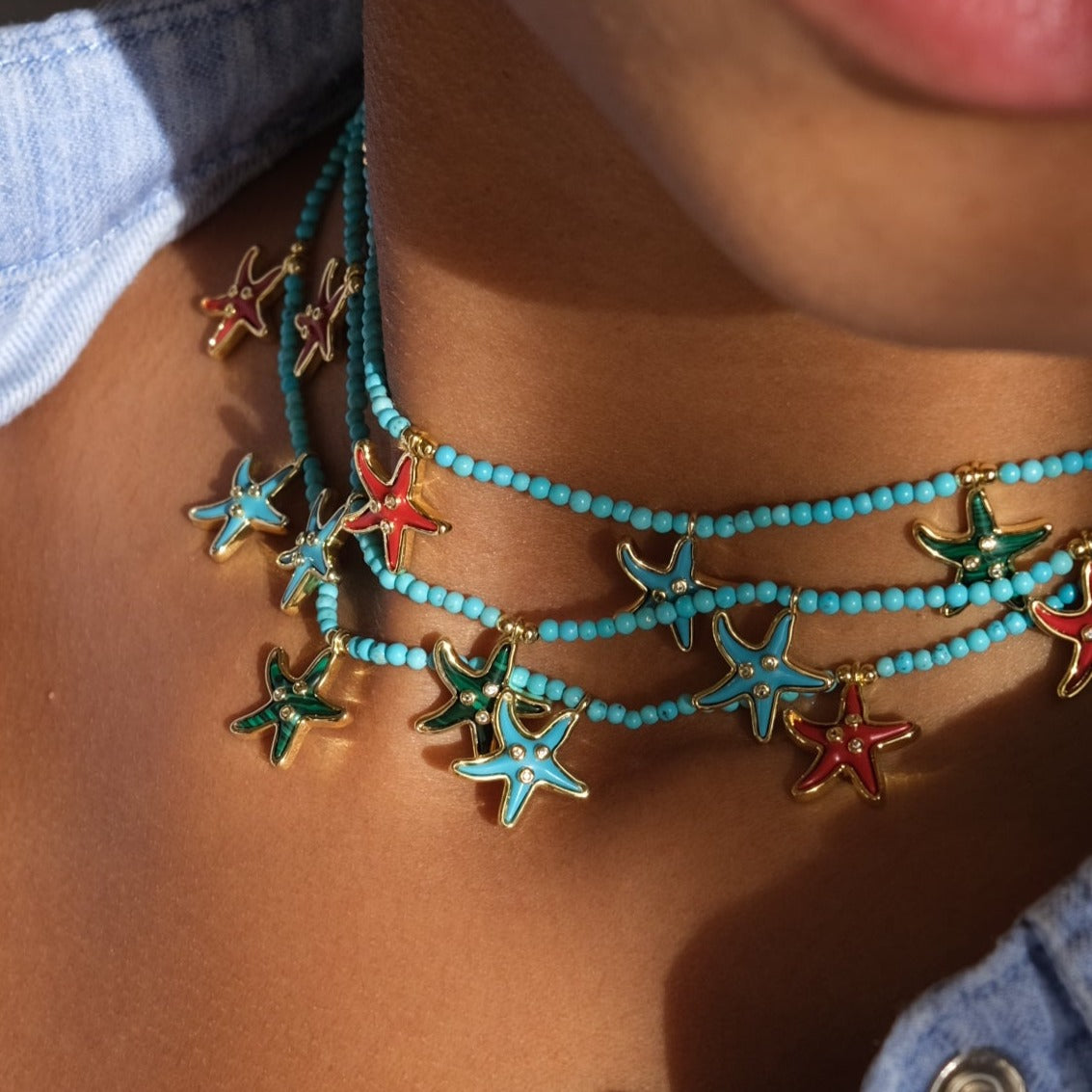 Starfish Turquoise Necklace