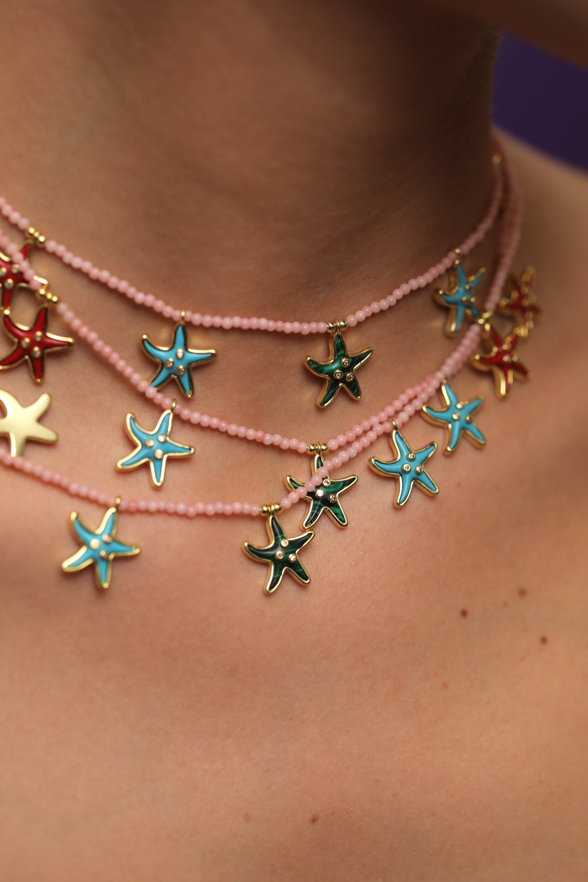 Starfish Coral Necklace