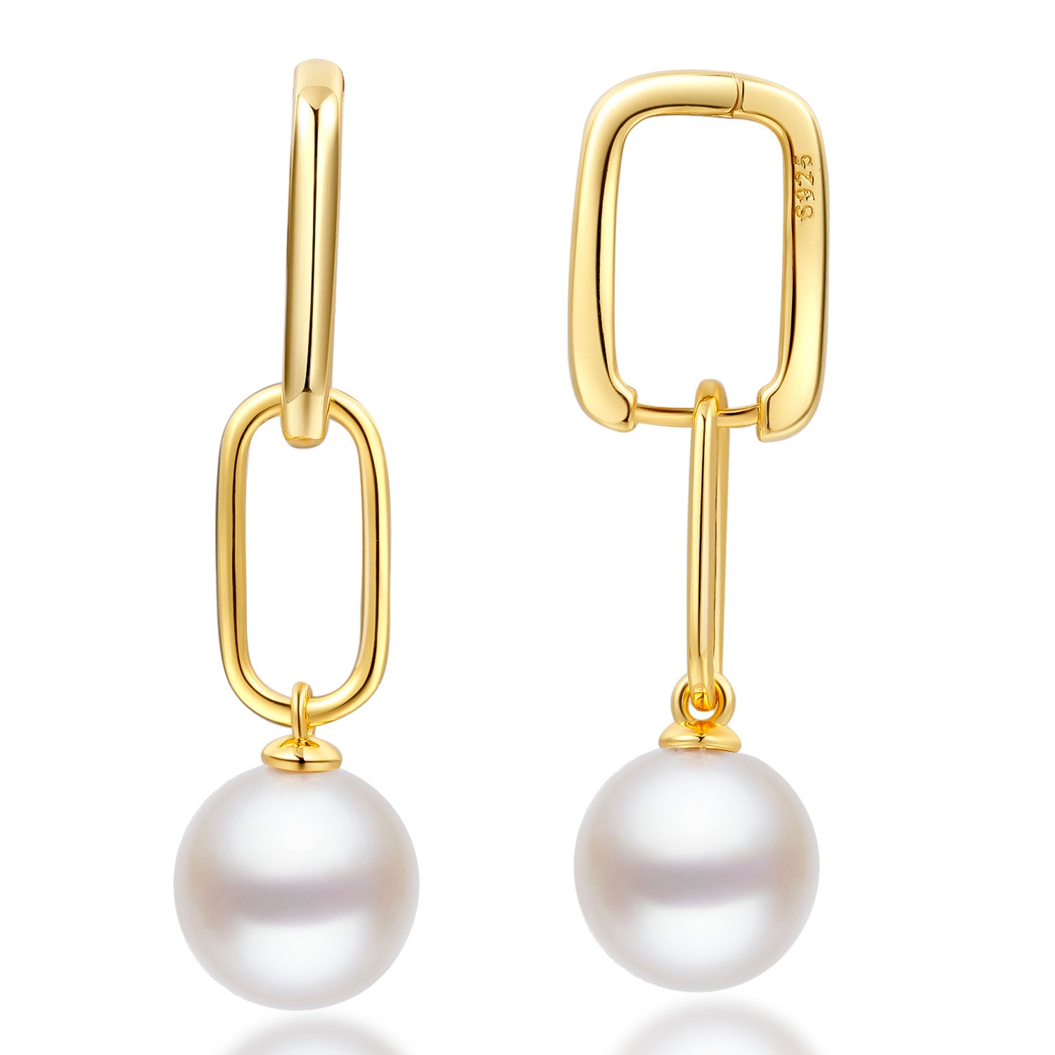 Pearl Link Earrings