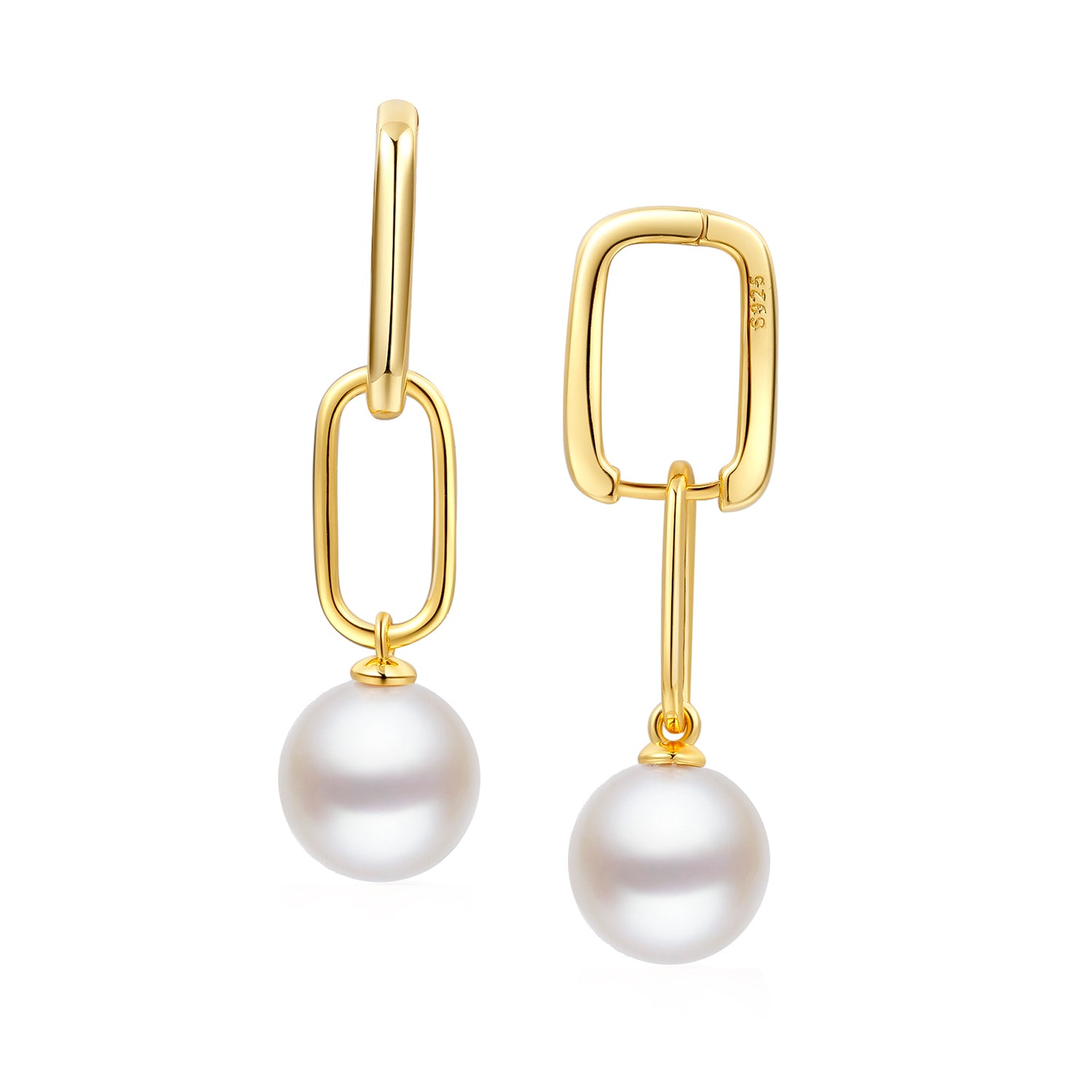 Pearl Link Earrings
