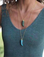 Load image into Gallery viewer, Malachite Fang Necklace
