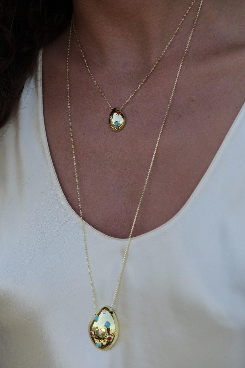 Radiant Dropshape Necklace - Mini