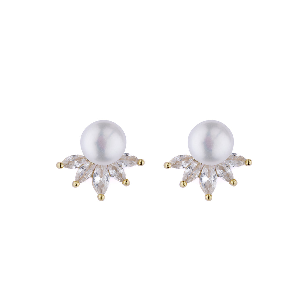 Starburst Pearl Earrings