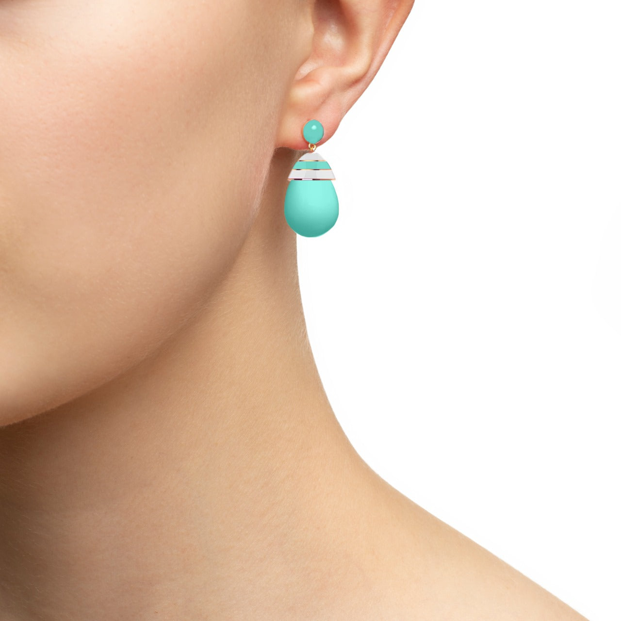 Mini Colourful Drop Earrings