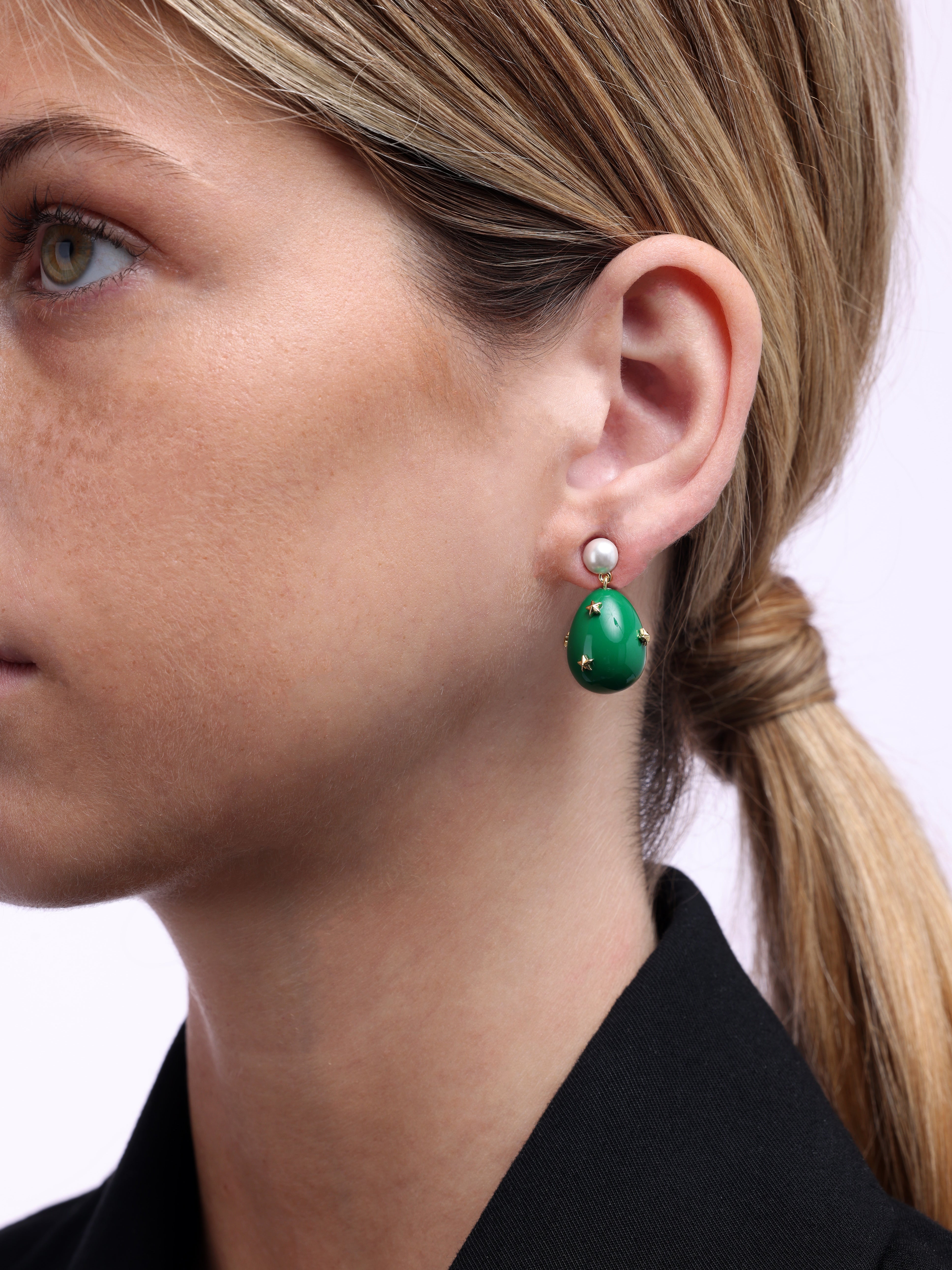 Mini Galaxy Drop Earrings