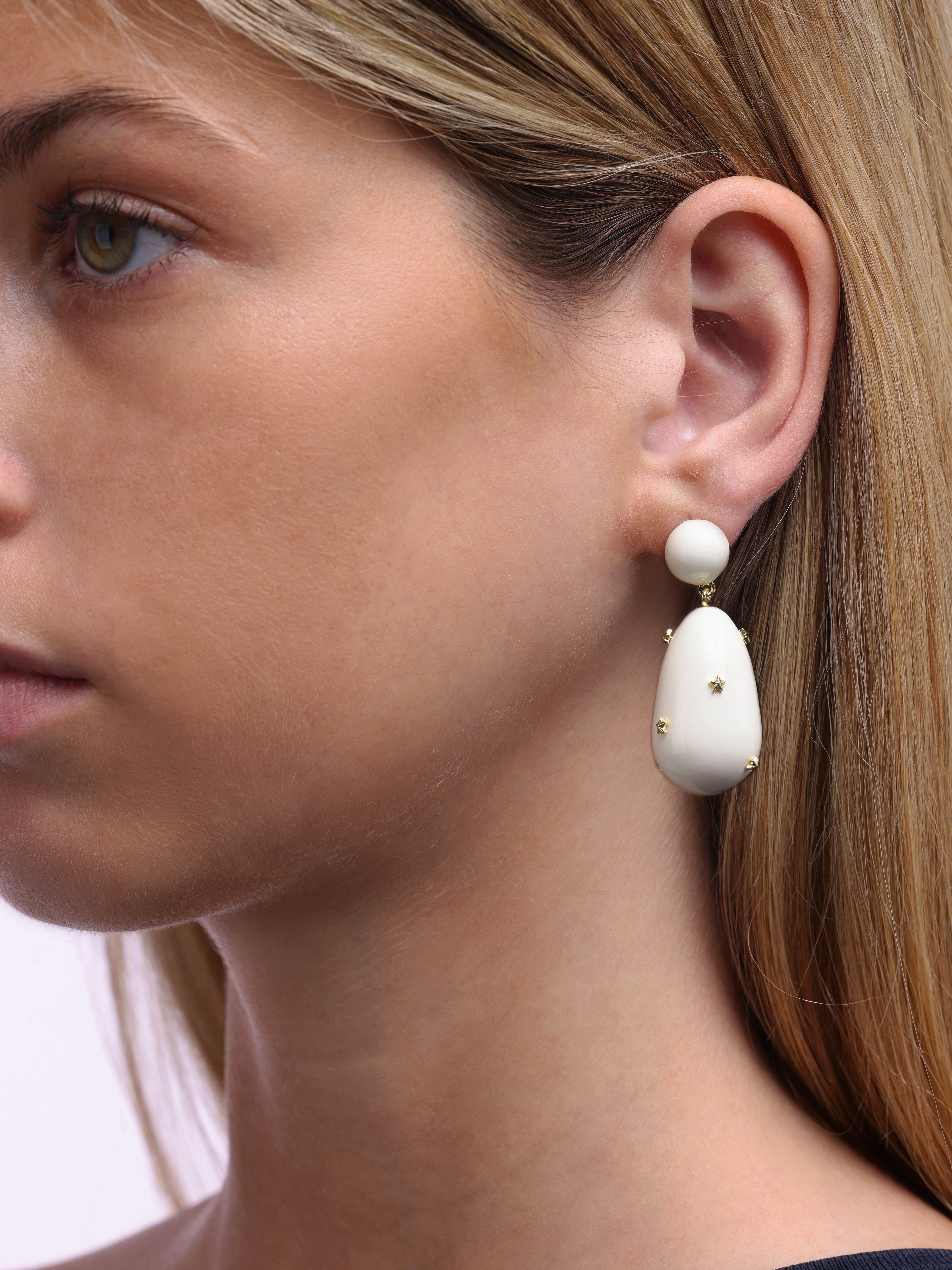 Large Galaxy Drop Earrings