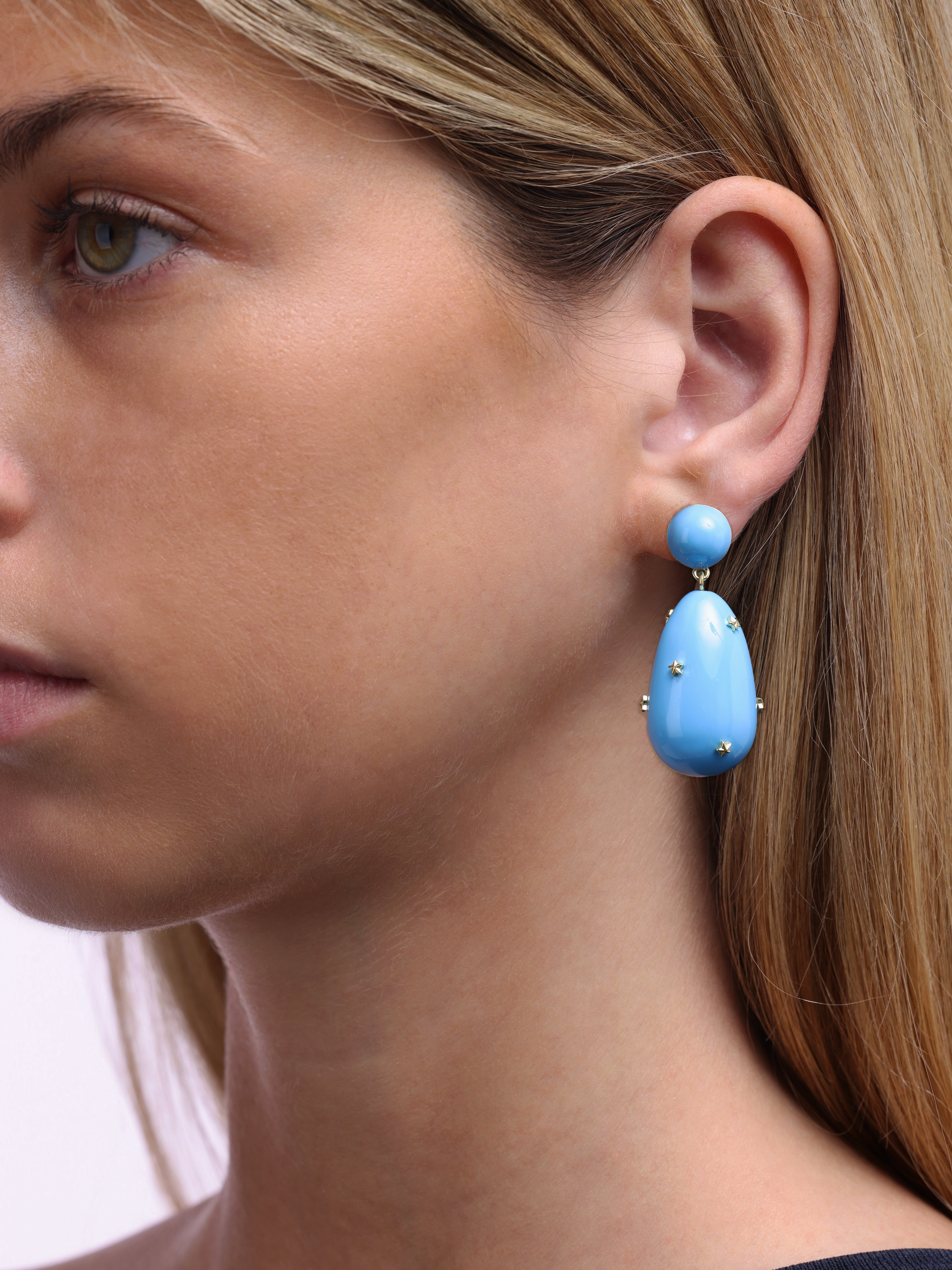 Large Galaxy Drop Earrings