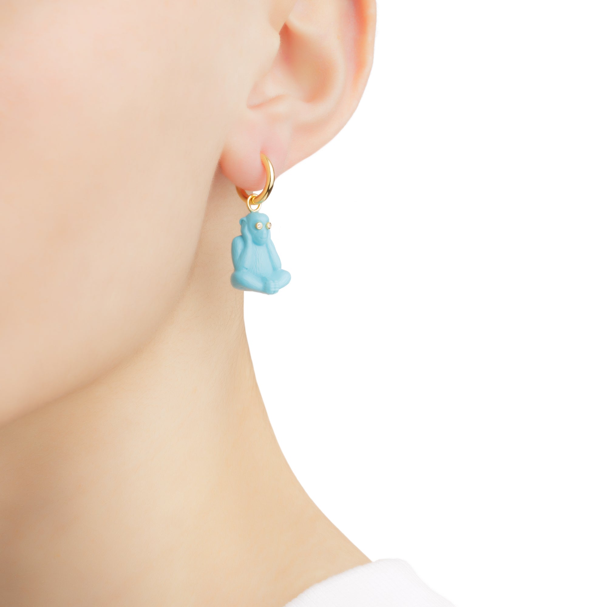 Hear No Evil Single Earring