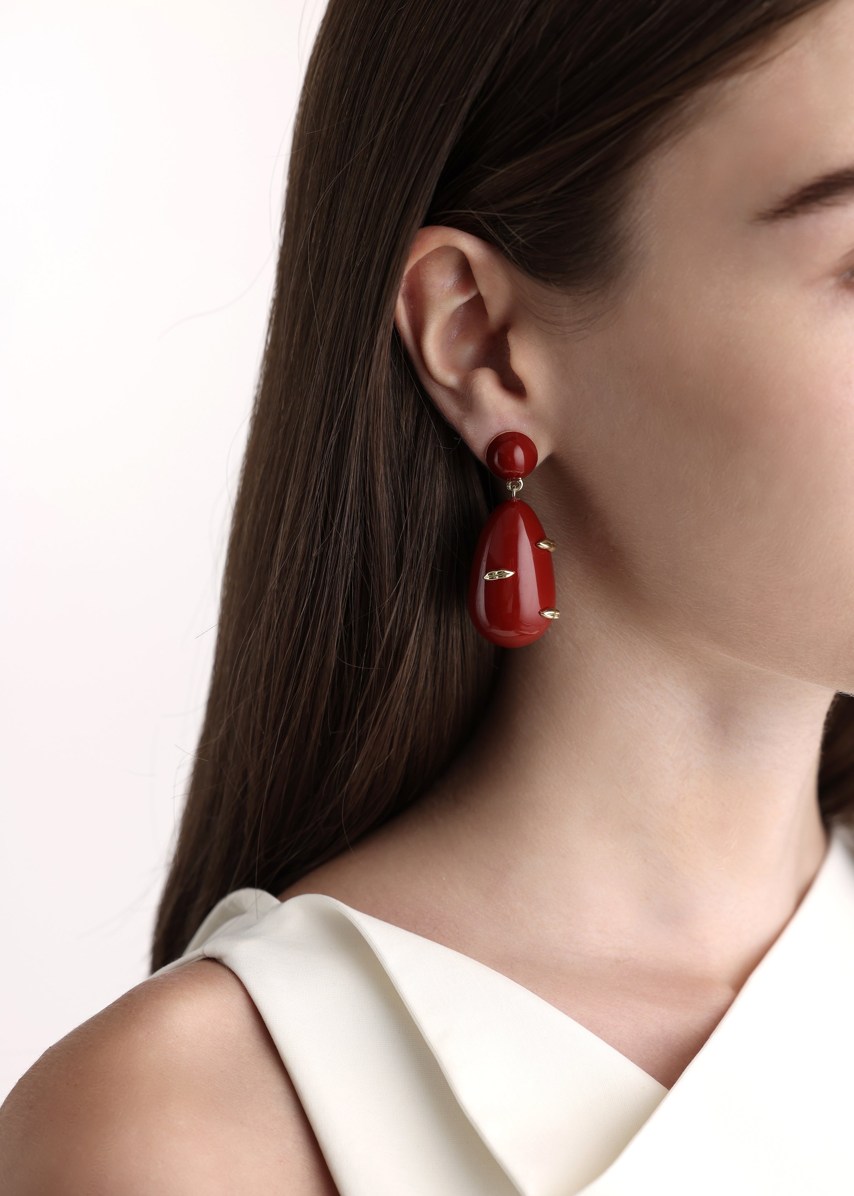 Midnight Kiss Drop Earrings