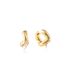 Load image into Gallery viewer, Gold Pierced  Earrings
