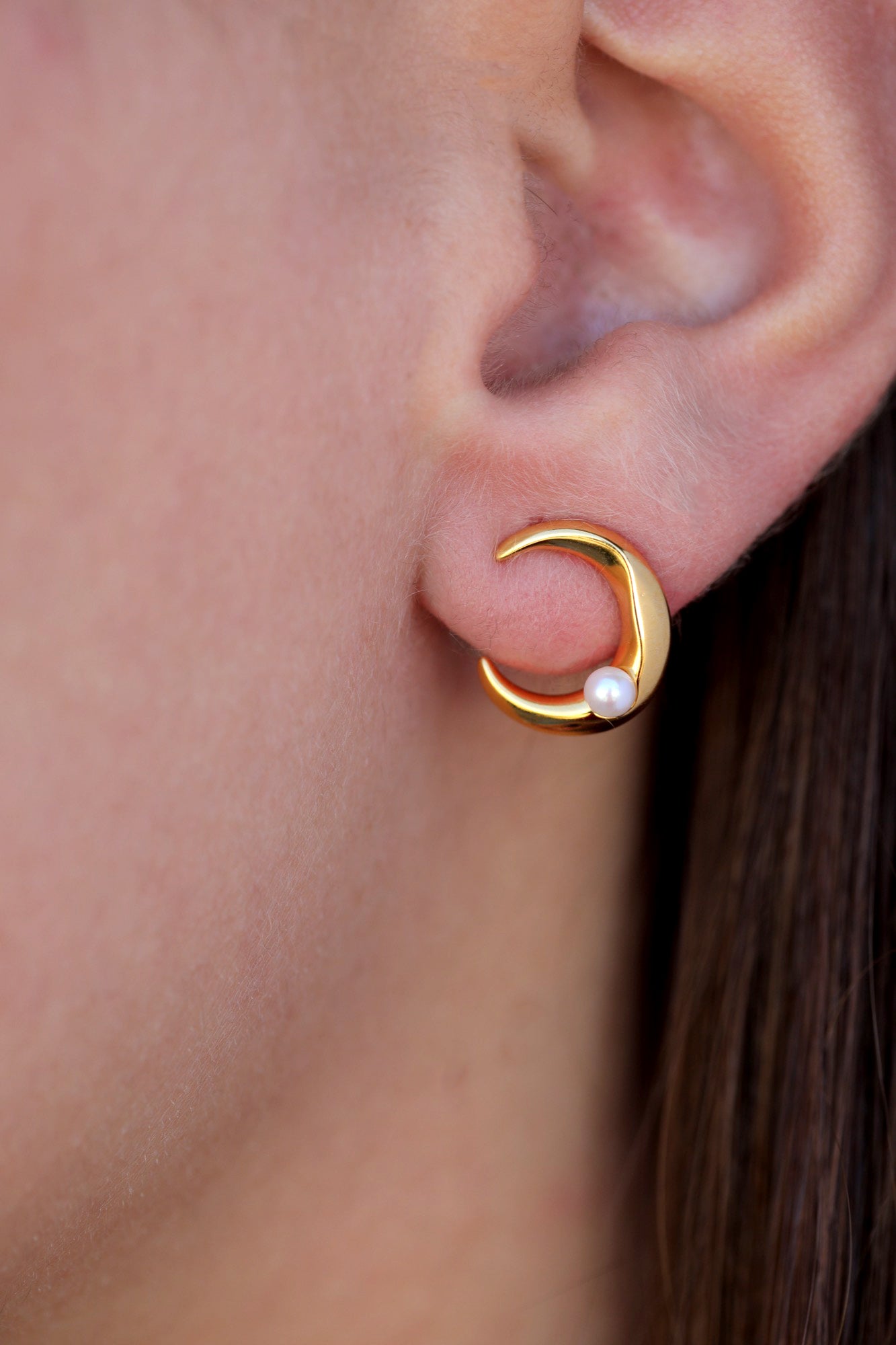 Lunar Pearl Earrings