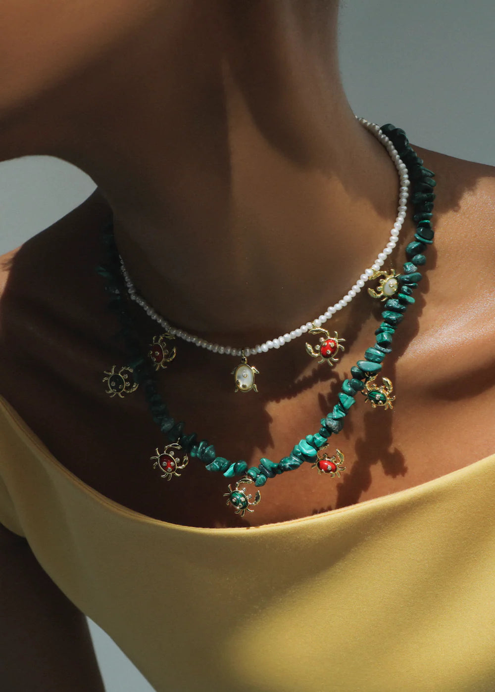 Pearl Sea  Animal Necklace