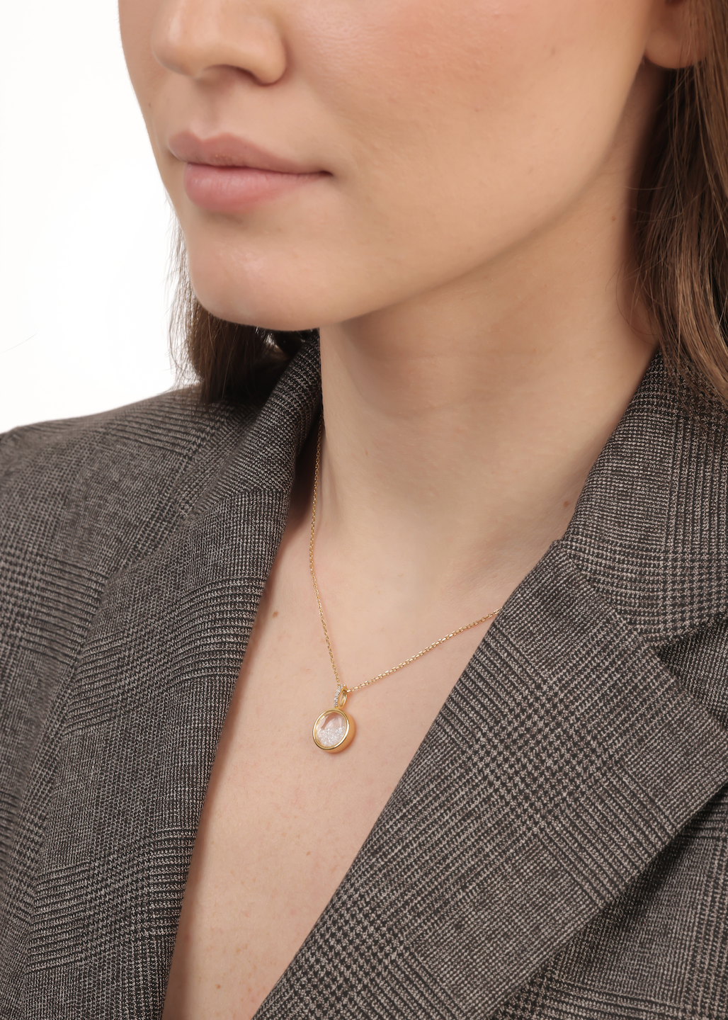 White Orbit Necklace