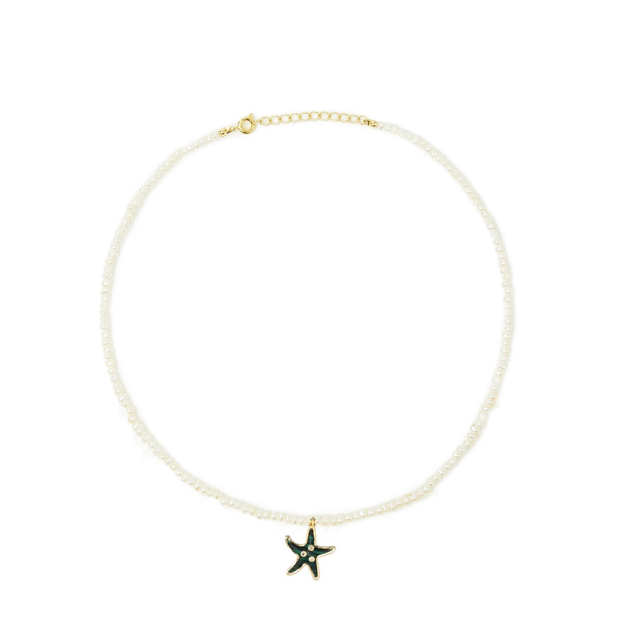 Starfish Pearl Necklace