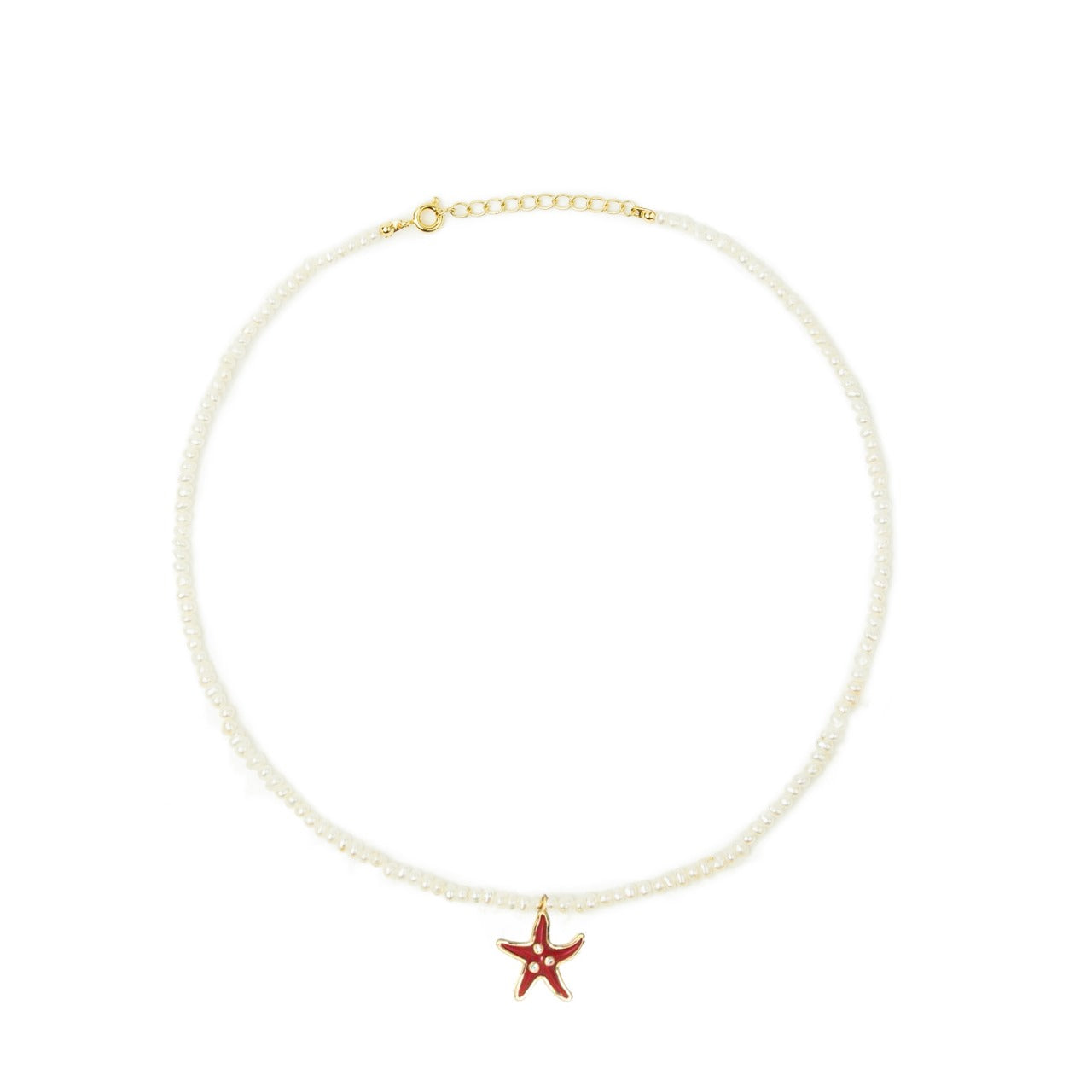 Starfish Pearl Necklace