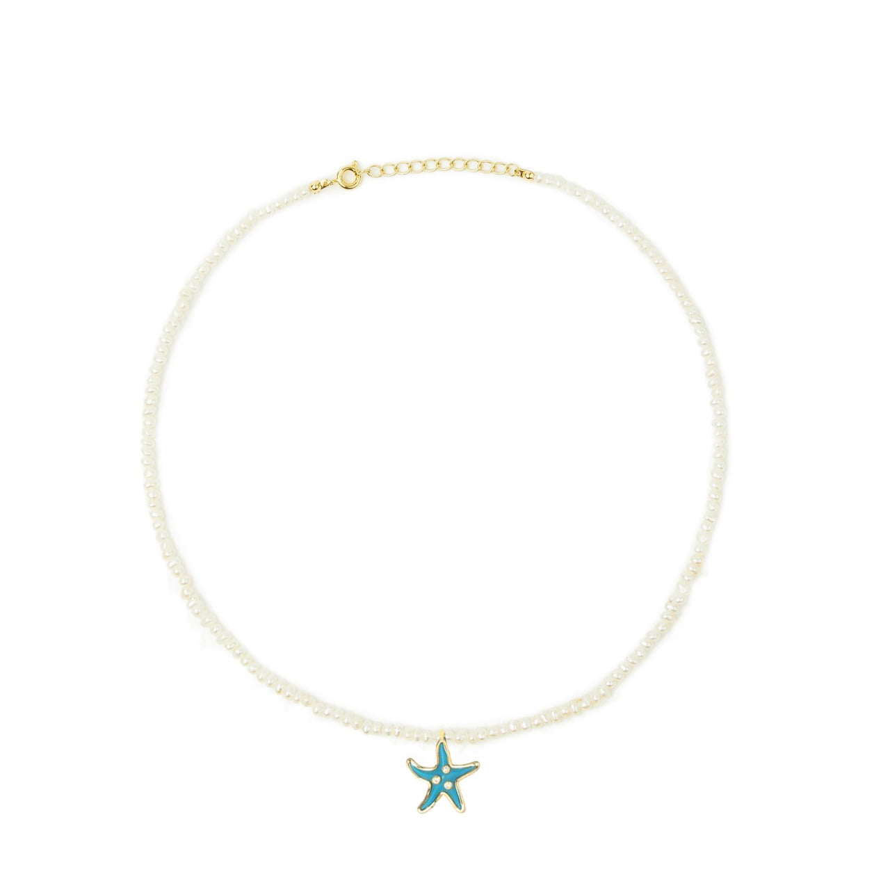 Starfish Pearl Necklace