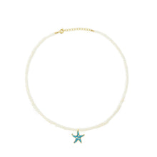 Load image into Gallery viewer, Star Fish Pearl Necklace

