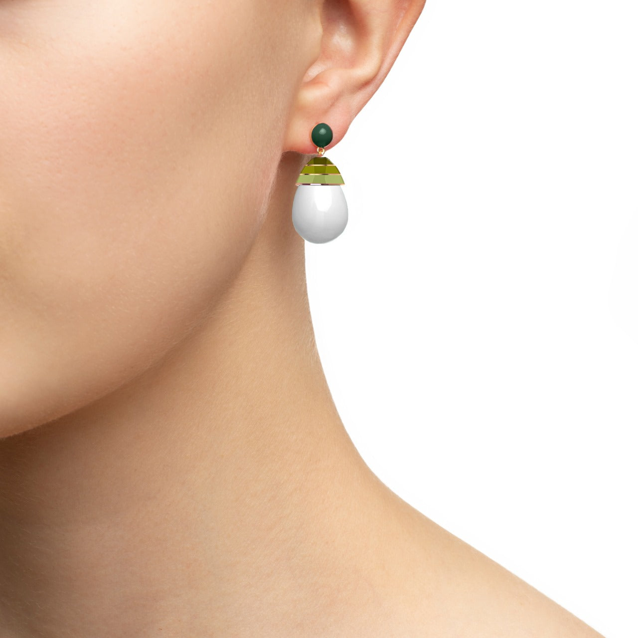 Mini Colourful Drop Earrings