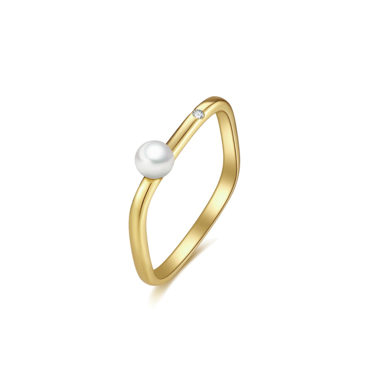 Square Pearl Ring