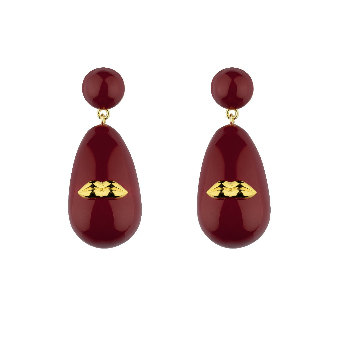 Midnight Kiss Drop Earrings