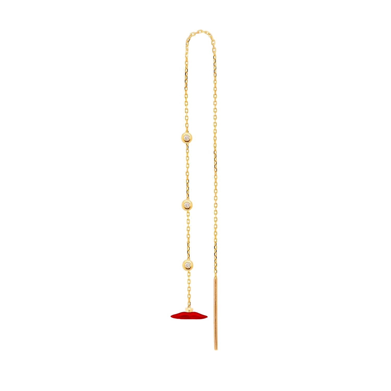 Bold Kiss Earring