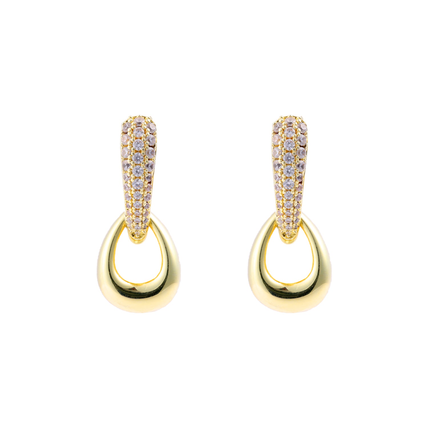 Crystal Hoop Earrings