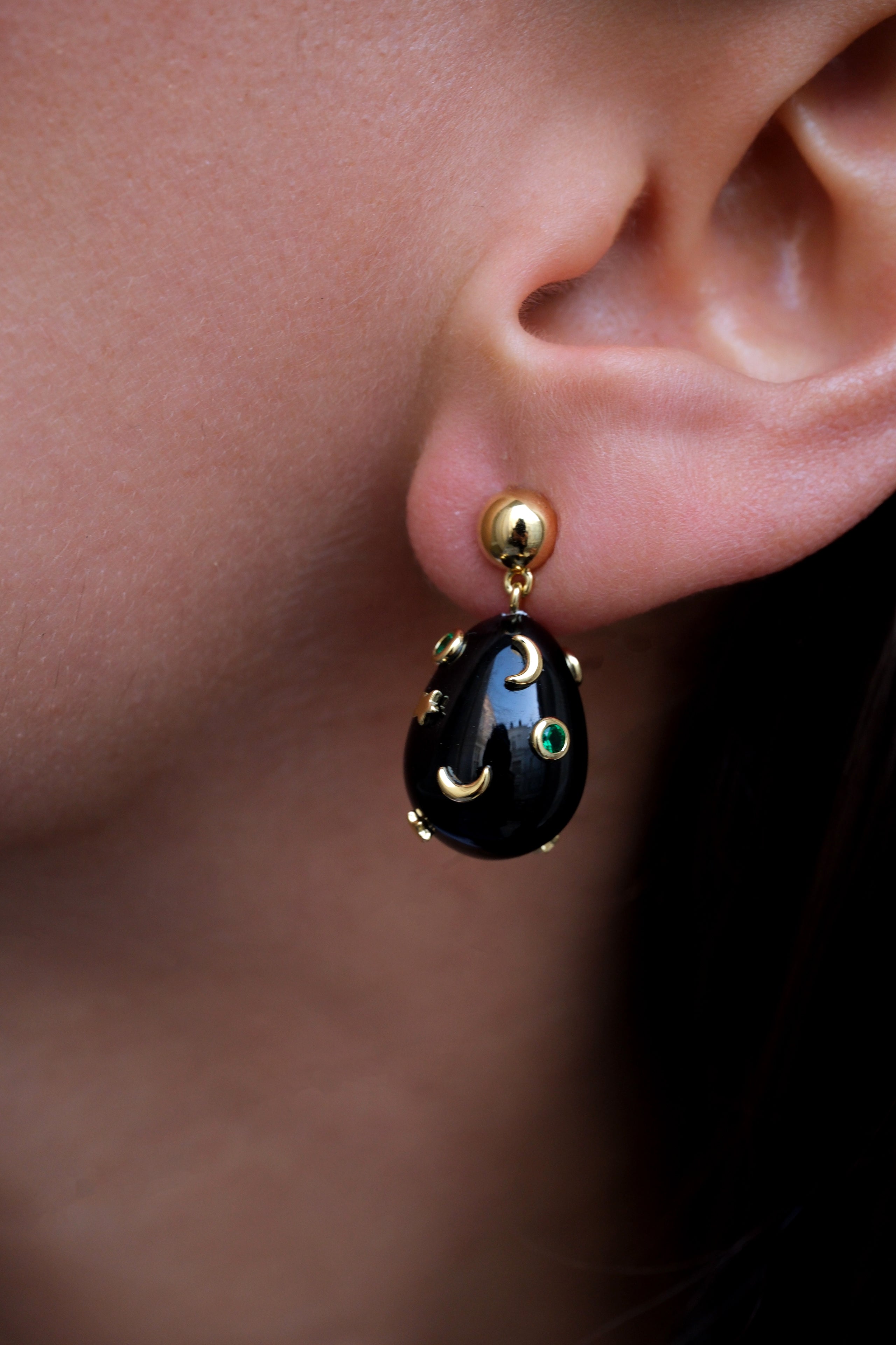Mini Galaxy Drop Earrings