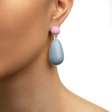 Load image into Gallery viewer, Baby Blue Drop Earrings

