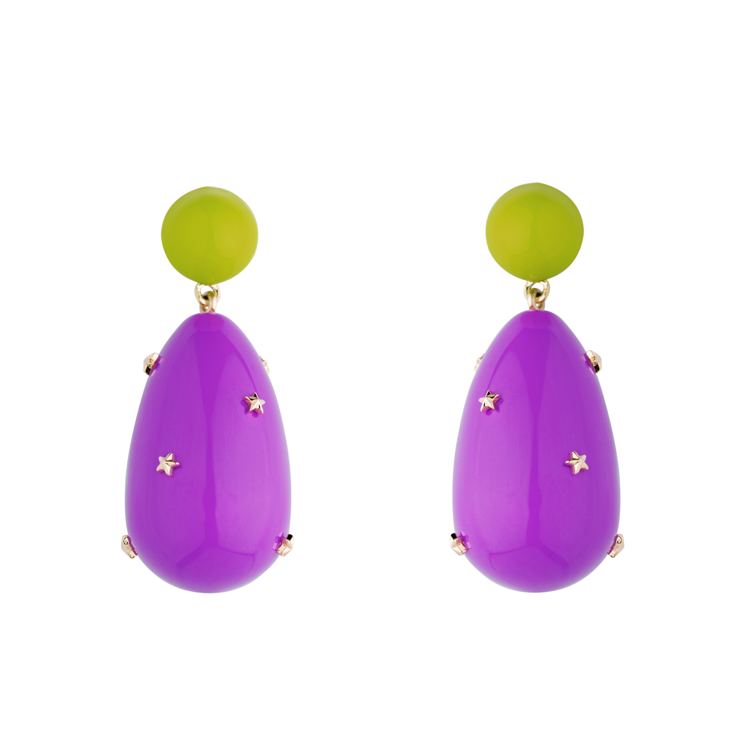 Star-Drop Earrings