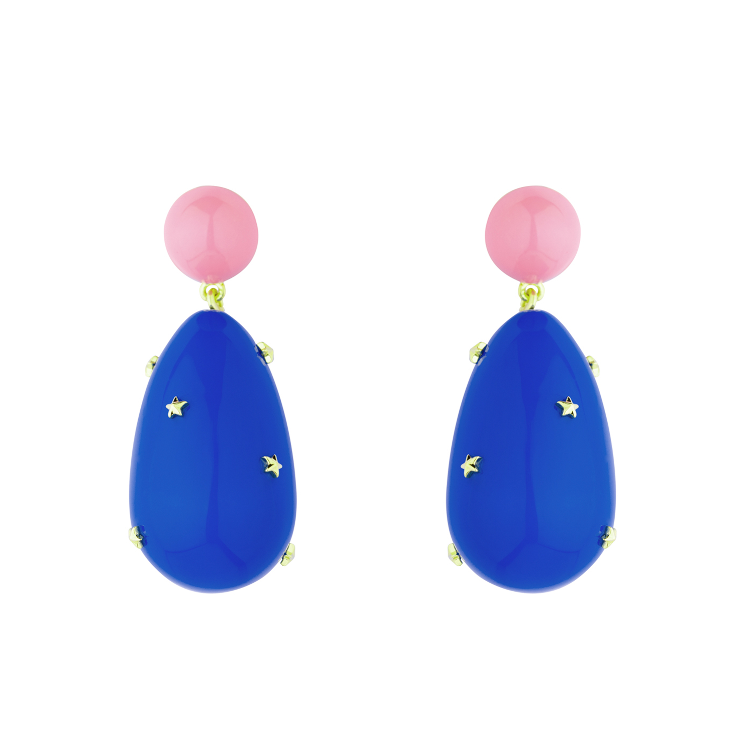 Star-Drop Earrings