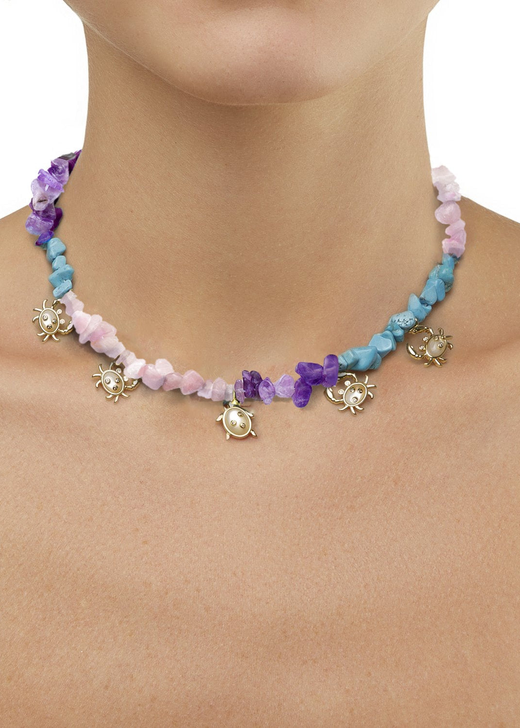 Pastel Sea Animal Necklace