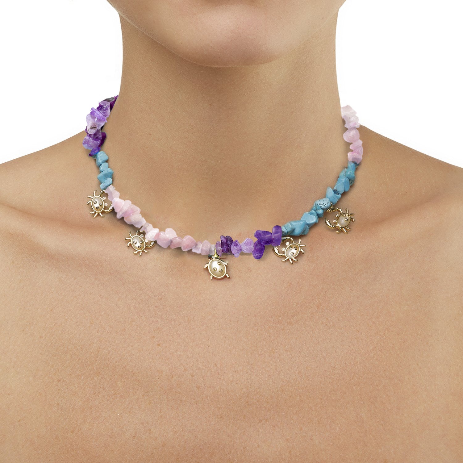 Pastel Sea Animal Necklace