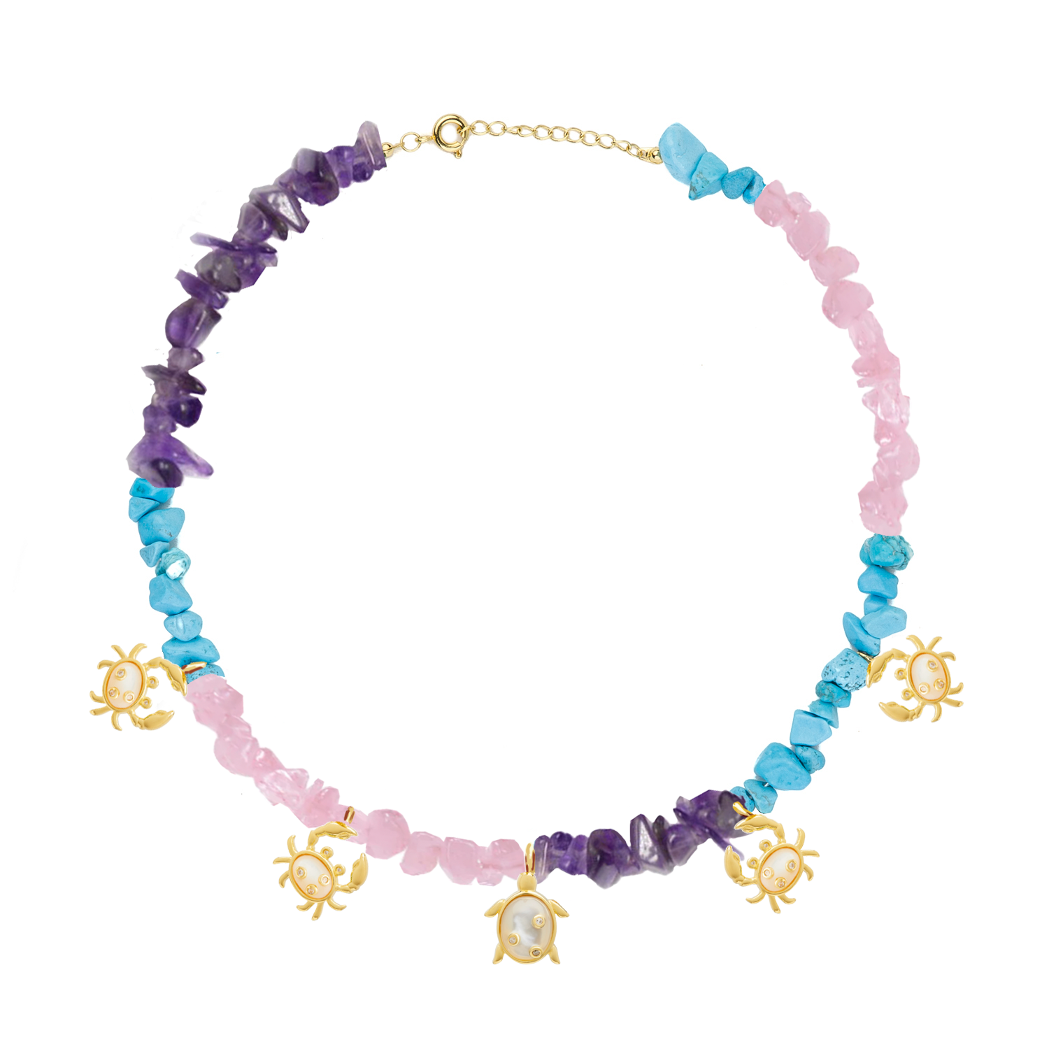 Pastel Sea Animal Necklace