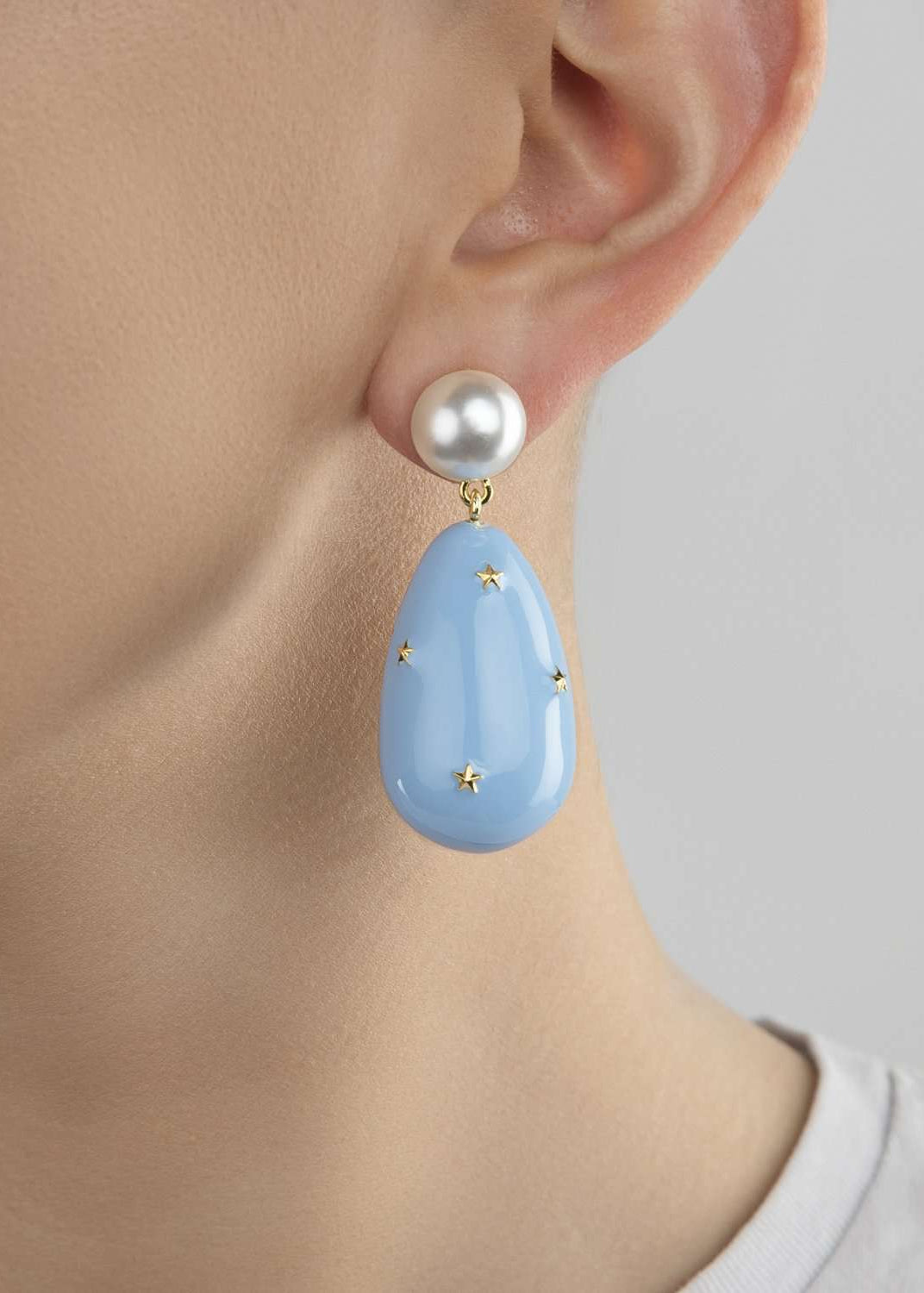 Large Galaxy Drop Earrings